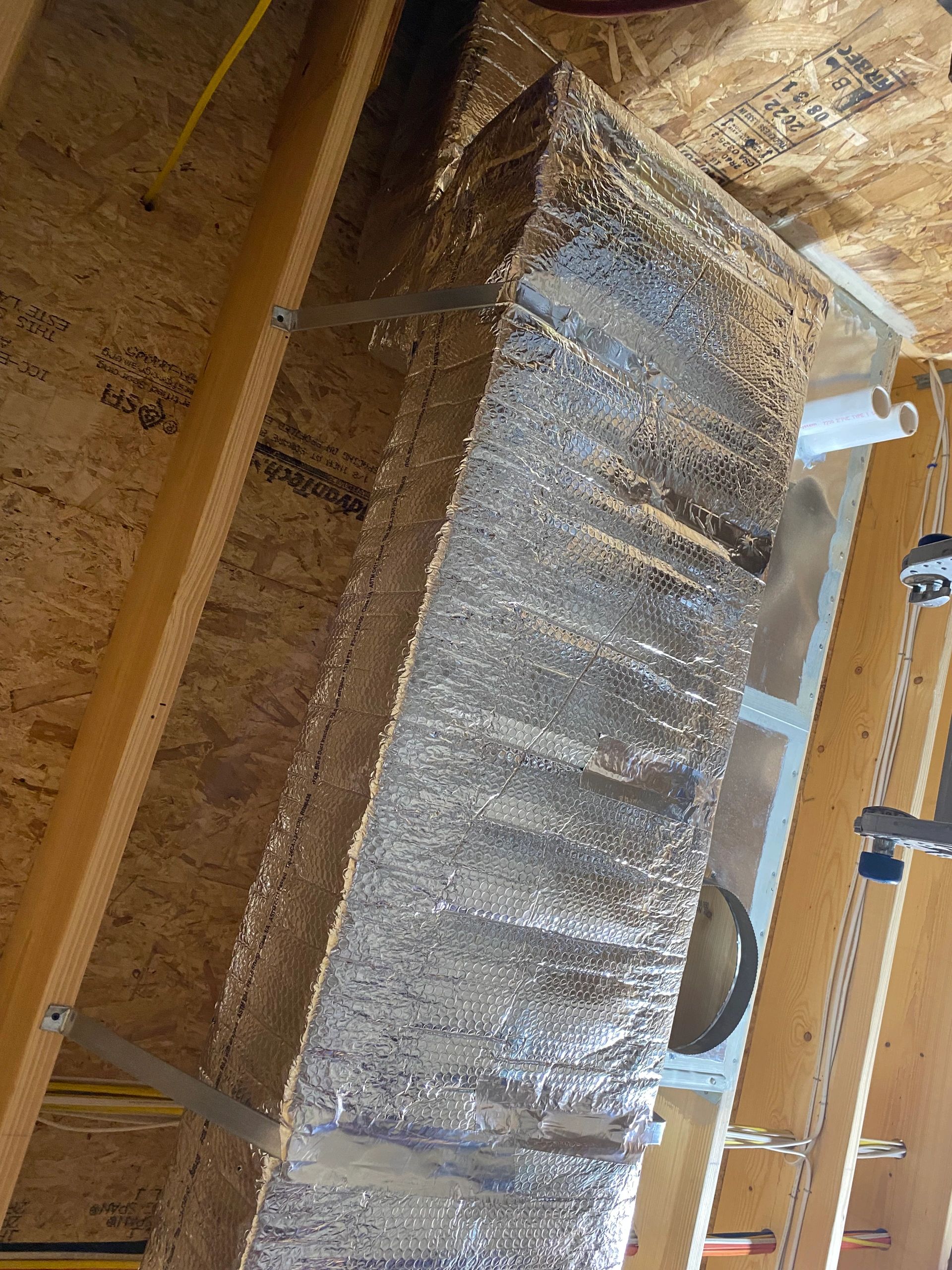 Interior construction with insulation